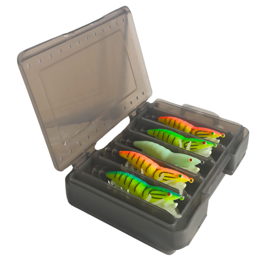 Gobait Fishing Box - 140mm x 104mm | 5.51in x 4.09in - 12 Compartments - Black