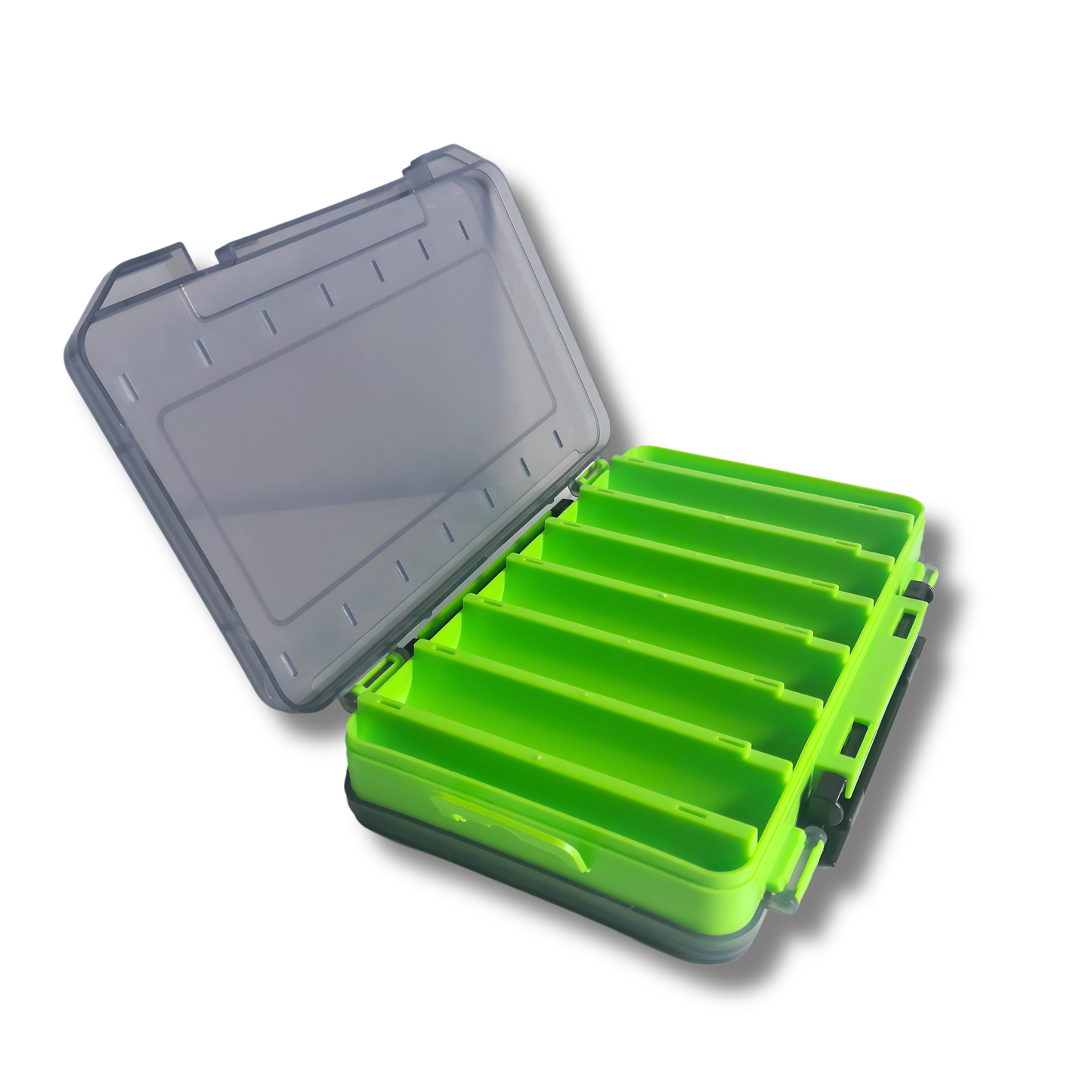 Gobait Fishing Box - 198mm x 132mm | 7.8in x 5.2in - 14 Compartments - Green