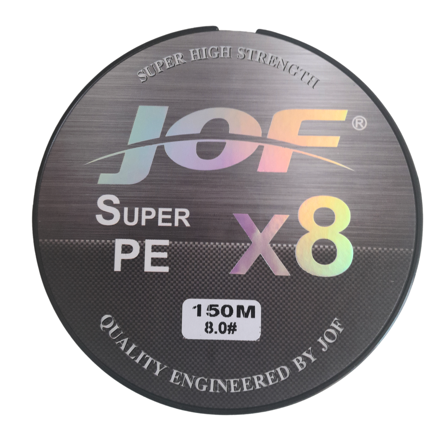 JOF Fio Multifilamento x8 Preto 0.50mm #8 | 150 Metros