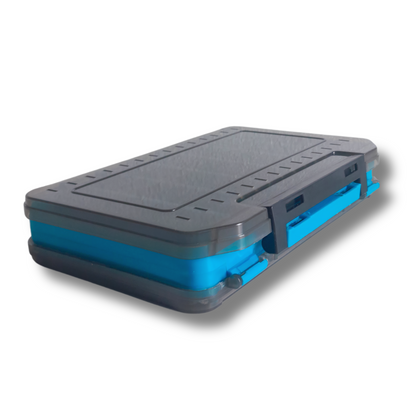 Gobait Fishing Box - 198mm x 132mm | 7.8in x 5.2in - 14 Compartments - Blue