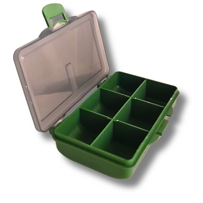 AquaVault Fishing Box with 4 Compartments | 105x65x24mm
