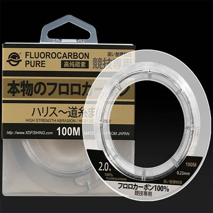 Zukibo Fluorocarbon Fishing Line 100M | 110yd - 0.33mm | #4.0