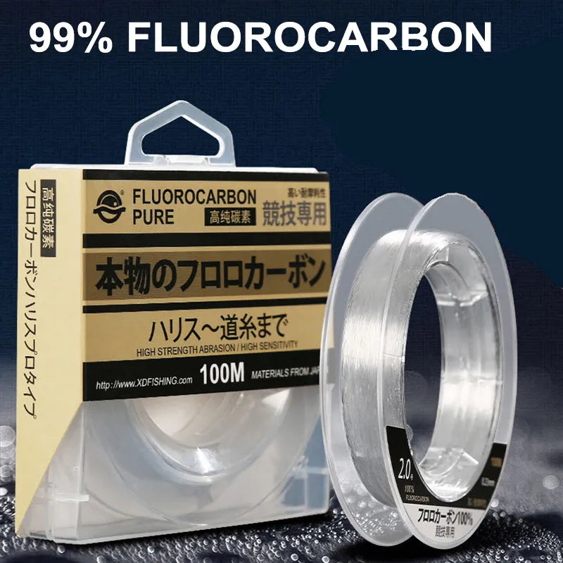 Zukibo Fluorocarbon Fishing Line - 100m, 110yd - 0.20mm